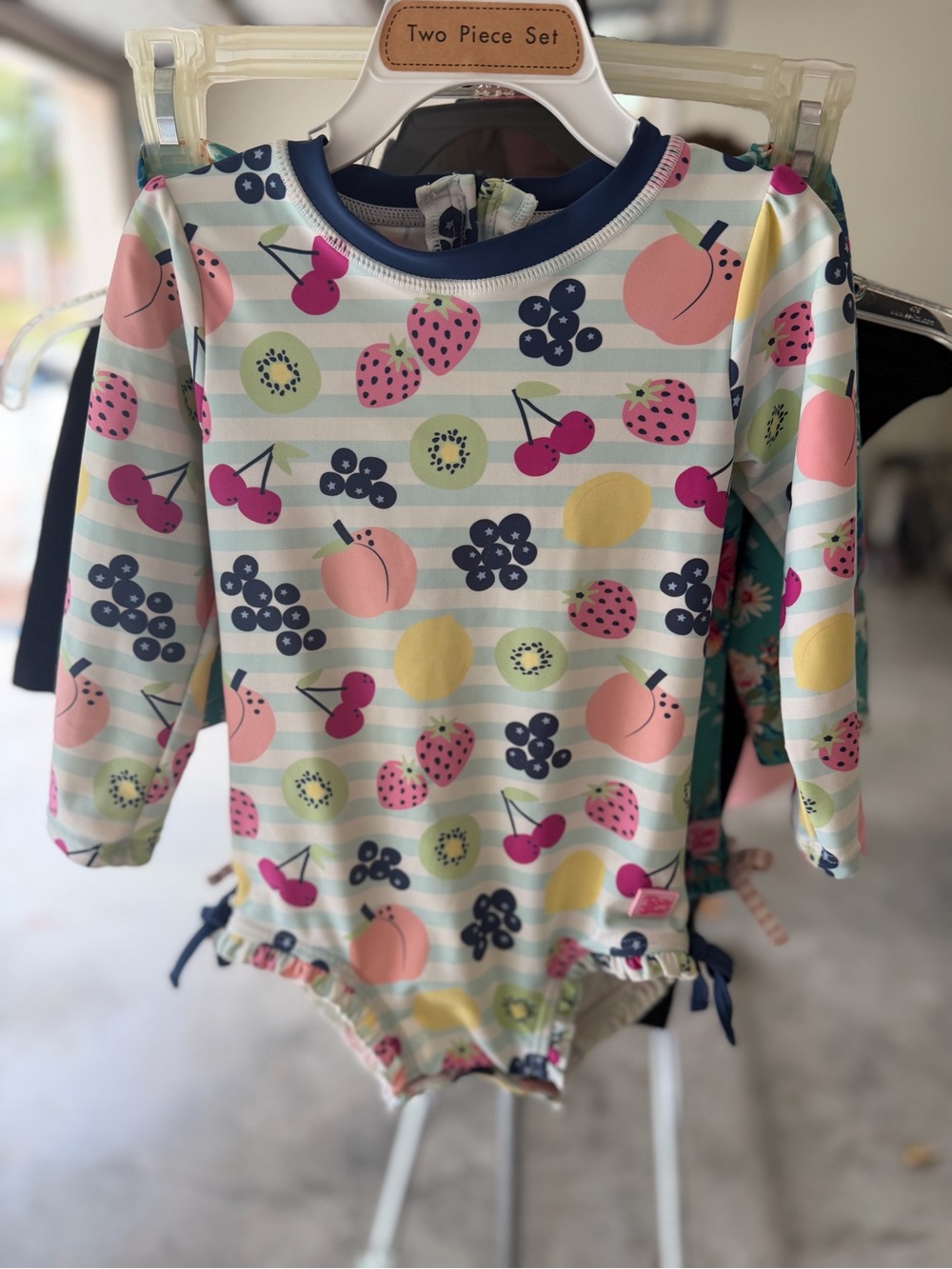 Ruffle Butts Rashguard Swimsuit - Size 2T